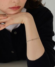 Phoebe ストーンコードブレスレット　グレー/天然石