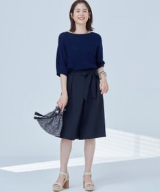 組曲 【WEB限定】オシャクロスキュロットパンツ