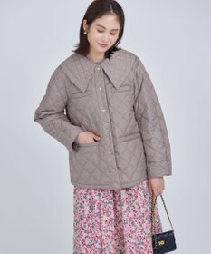 組曲 【洗える・中綿】2WAYキルト コート