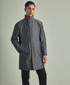 GOTAIRIKU 【防水/軽量/シワになりにくい】ラスタードビーメモリーラミネーションコート_スタンドカラー(24年モデル)