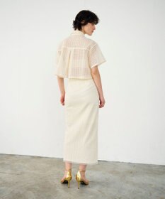 GRACE CONTINENTAL ラッセルメッシュスカート