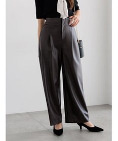 Te chichi フェイクレザーセミワイドパンツ《2025Autumn catalog item》