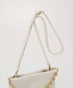 TOPKAPI 【TREASURE TOPKAPI】スムース レザー チェーン付き スワローマチ ミニ ショルダー バッグ