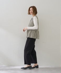 YECCA VECCA ツイードペプラムジレ