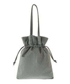 Green Parks ａｎｄｍｉｋｋａ．ラメベロアプリーツ巾着バッグ