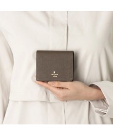 LANVIN en Bleu リュクサンブール 二つ折りコンパクト財布