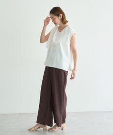YECCA VECCA ドレープブラウス