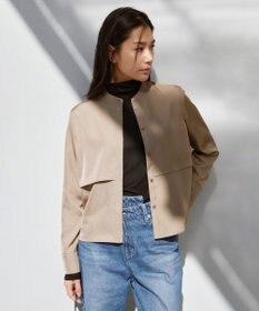 ICB L 【洗える】リヨセルカシミヤスムース ハイネックカットソー