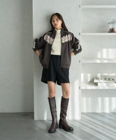 earth music&ecology フロントレーストラックジャケット