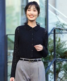 ANY SIS L レース シャツ