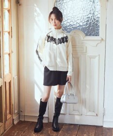 earth music&ecology フロントレーストラックジャケット