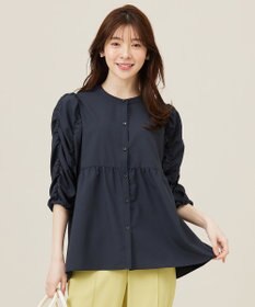 ANY SIS 【洗える】ギャザースリーブ ブラウス