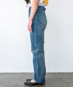 caqu boy`s cutⅡ テーパードストレートデニム USEDWASH