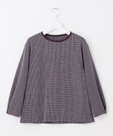 J.PRESS LADIES S 幾何ジャカード カットソー