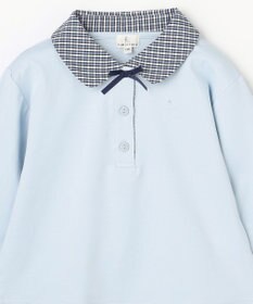 組曲 KIDS 【110-140㎝】 ミニチェック レイヤードトップス