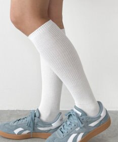 WEGO ローゲージゆるリブハイソックス