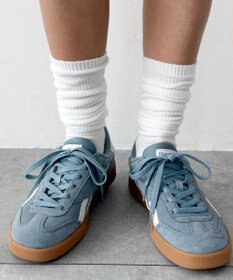 WEGO ローゲージゆるリブハイソックス