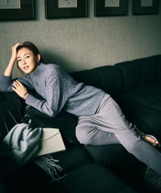 自由区 【SHIHOさん着用】ファインウールカシミヤフリンジ ストール