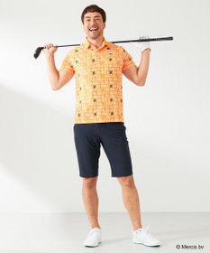 23区GOLF 【MEN】【吸水速乾/UVカット】ミッフィーロゴポロシャツ