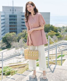 Tiaclasse 「サマケア」ボリュームスリーブチュニック