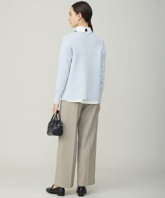 ICB コットンポリエステルスムース  プルオーバー ニット