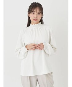 earth music&ecology シャーリングブラウス