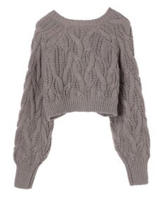 earth music&ecology ｍｉｘケーブルカーディガン