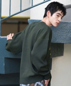 WEGO 【ユニセックス着用ITEM/SMLサイズ展開】ジャガードグラフィックプルオーバー