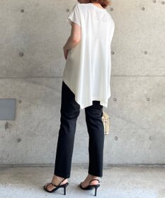 UNFILO 【新色追加！/接触冷感】マイビューティ バックフレアTシャツ