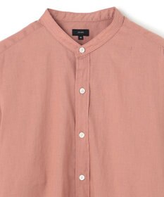 JOSEPH HOMME 【LEON 掲載】リネンストレッチブロード　バンドカラーシャツ