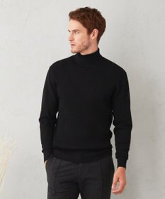 JOSEPH ABBOUD 【チクチクしない/イージーケア】SNOWYタートルネックニット