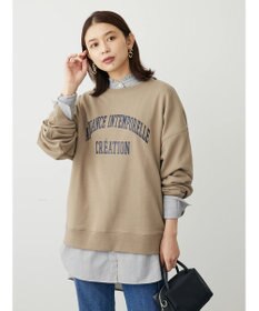 Green Parks イージーケアスタンドフリルシャツチュニック