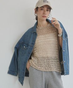 WEGO 【ANGIE VINTAGE】ビッグシルエットデニムジャケット / オーバーサイズGジャン