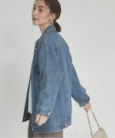 WEGO 【ANGIE VINTAGE】ビッグシルエットデニムジャケット / オーバーサイズGジャン