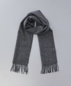 AURORA LANVIN COLLECTION ランバン コレクション カシミヤ 無地マフラー（幅30cm)