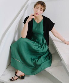 Tiaclasse 【洗える】リネンタッチカーディガン