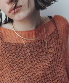 YECCA VECCA 2連メタルチョーカー