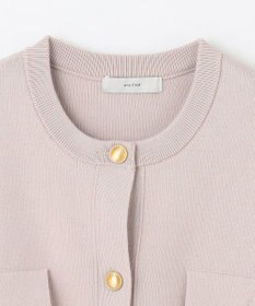 ANY 【洗濯機可】スウェットライクカーディガン