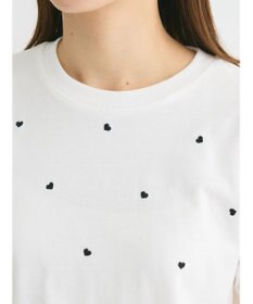 Green Parks ・Ｄｏｕｂｌｅ　Ｆｌａｇｓ　ハート刺繍ＴＥＥ