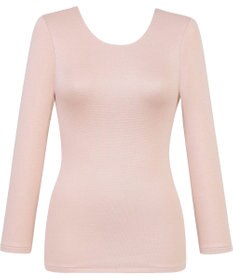 Wing あったかインナー 綿混素材 裏起毛(肌側) よく伸びる素材 ストレッチ性 保温性 【ラクのびサーモ】 ネックせまめ 8分袖 長袖 秋 冬 EL6912 ウイング／ワコール