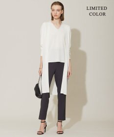 ICB 【新色追加・接触冷感・UVケア・速乾・洗える】FluidBackSatin ドロストパンツ