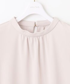 ANY SIS S 【UVケア】イージーケアスタンドネック ブラウス