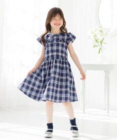 組曲 KIDS 【110-140㎝】プランタンチェック ワンピース
