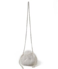 WEGO ファー巾着チェーンショルダー