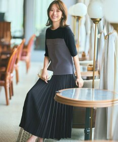 ANY SIS S 【洗える・UVカット】ビスチェ風 ニット