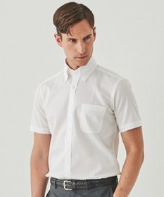 GOTAIRIKU 春夏向け【形態安定】SUMMERPREMIUMPLEATS_ボタンダウンカラー 半袖ドレスシャツ(25年モデル)