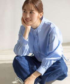 ANY SIS 【UVカット・接触冷感・速乾】クロップトヨークハオリ シャツ