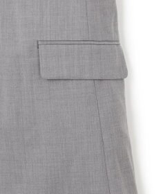 ICB 【洗える・リバーシブル着用可】T/Wツイルキルト リバーシブル パディング ジレ