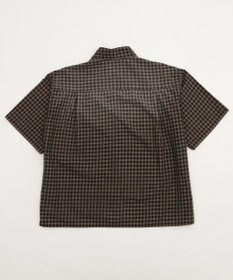 WEGO 【ユニセックス着用ITEM】ブリーチチェックロゴシャツ（SS）