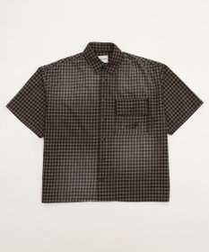WEGO 【ユニセックス着用ITEM】ブリーチチェックロゴシャツ（SS）
